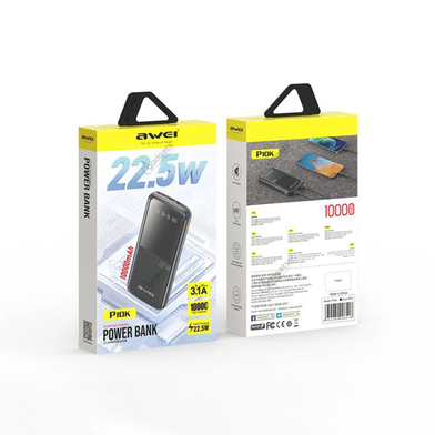 Awei P10K 10000mAh PD ফাস্ট চার্জ পাওয়ার ব্যাংক 5