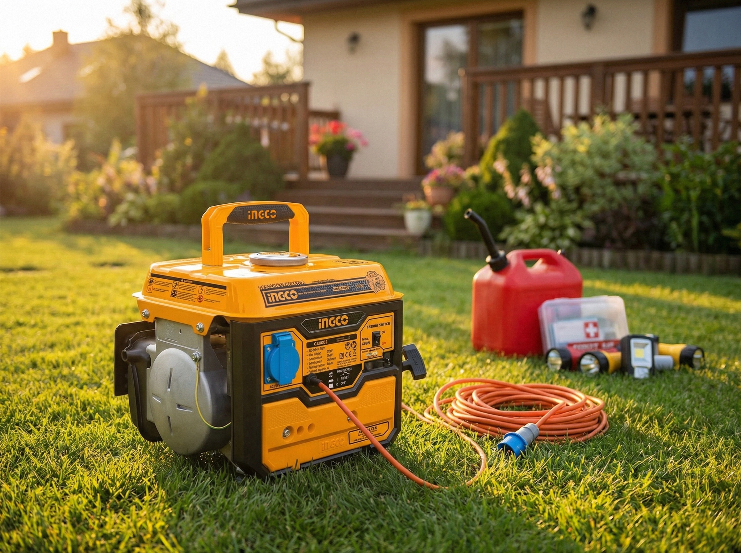 INGCO GE8002 ৮০০ ওয়াট জেনারেটর 4