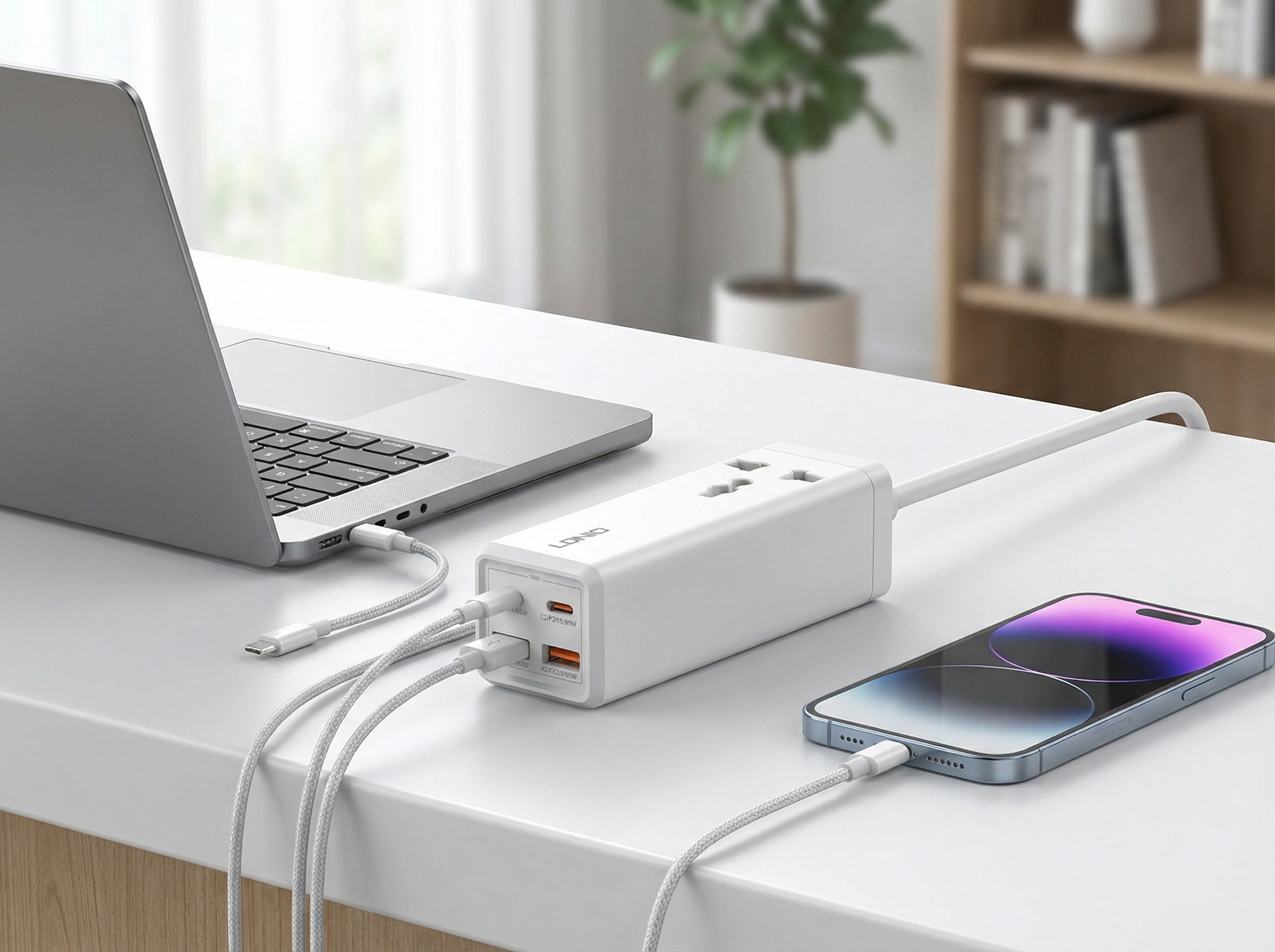 LDNIO SC1418 65W PD পাওয়ার স্ট্রিপ 5